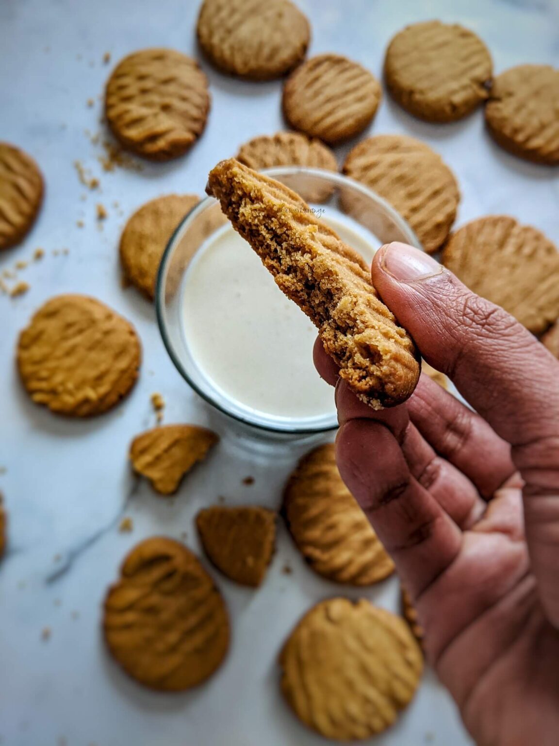 How To Make Eggless Peanut Butter Cookies CakeworkOrange