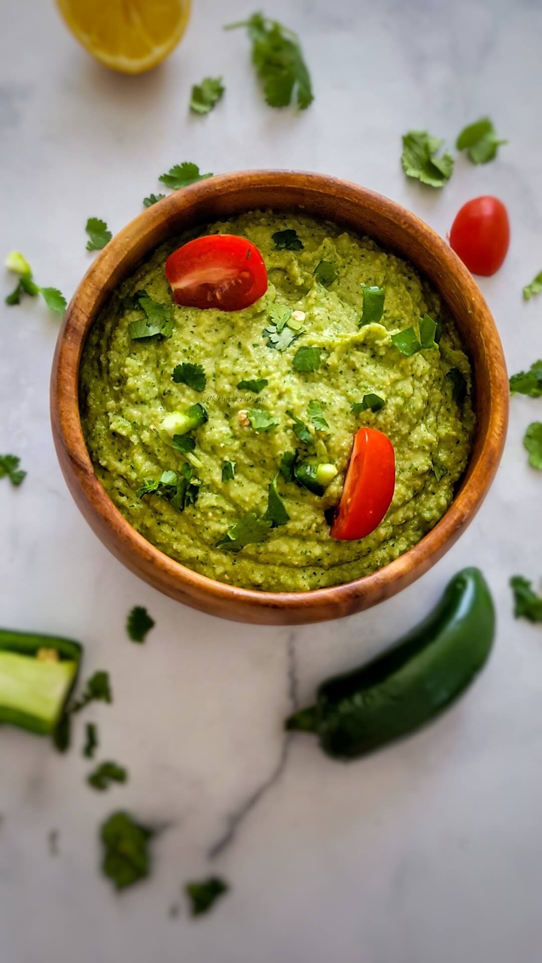 Cilantro Jalapeno Hummus Without Tahini Cakeworkorange