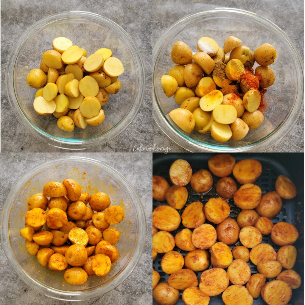 How to roast mini potatoes in the air fryer