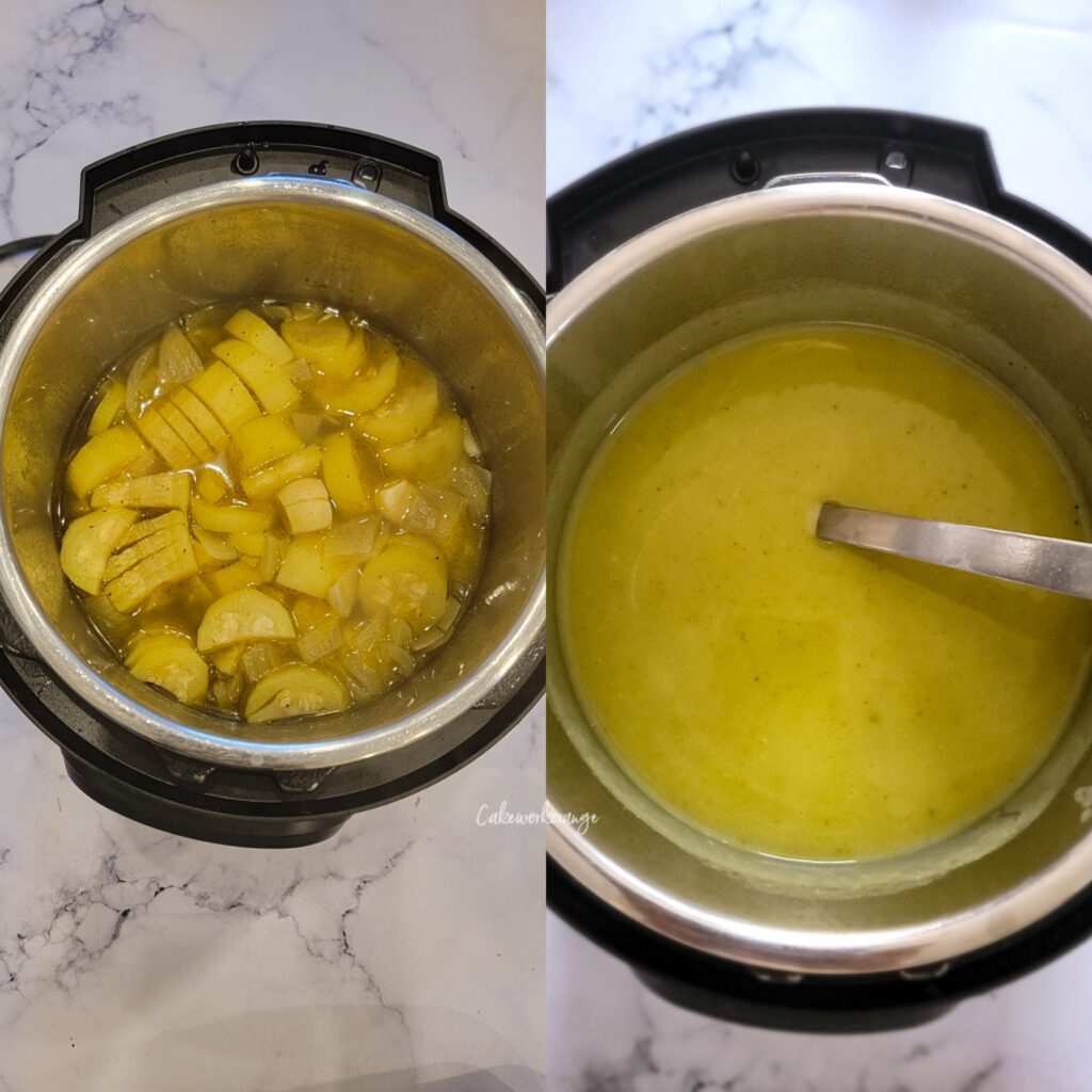 How to make zucchini potato soup