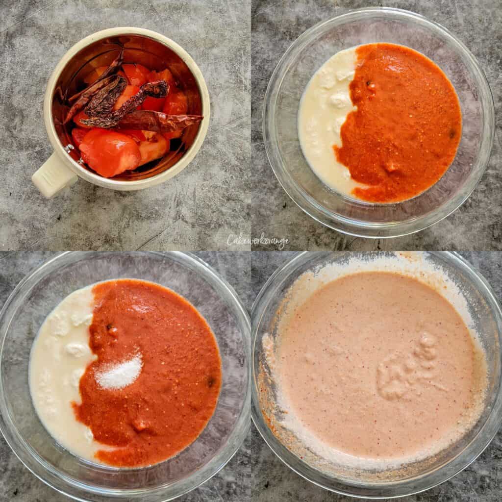 How to make tomato dosa batter
