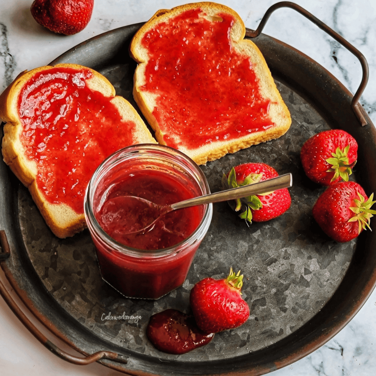 Instant Pot Strawberry Jam without Pectin - Cakeworkorange
