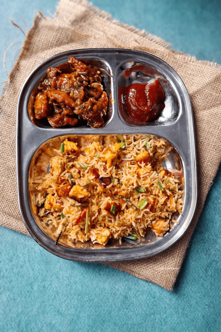 Street Style Paneer Fried Rice Recipe - Cakeworkorange