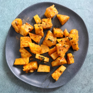 20 minutes pineapple chaat with spices